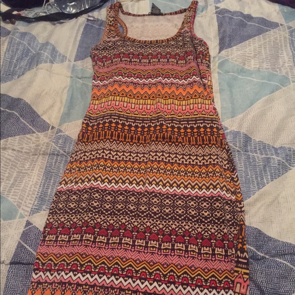 Sleeveless race back mini dress